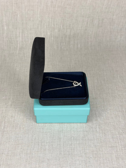 Tiffany Loving Heart White Gold and Diamond
