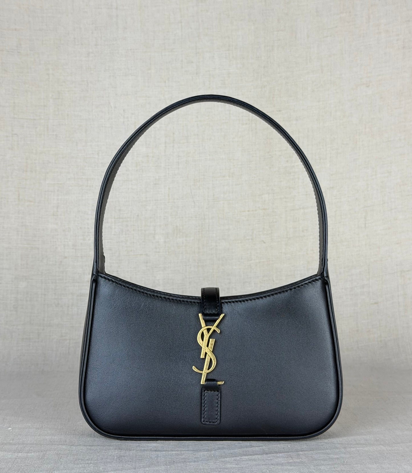 YSL Le 5 A 7 Mini Shoulder Bag- Black