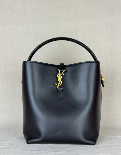 YSL Le 37 Bucket Bag- Black