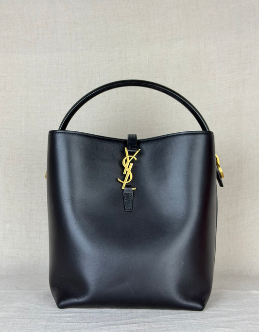 YSL Le 37 Bucket Bag- Black