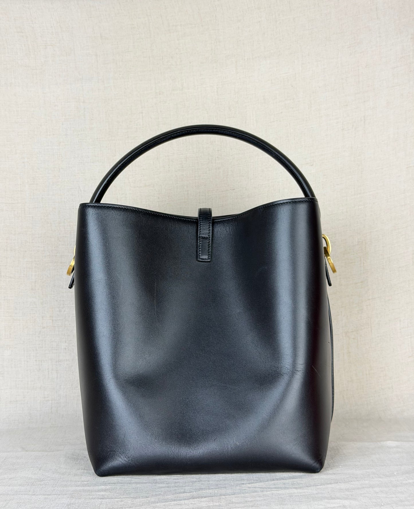 YSL Le 37 Bucket Bag- Black