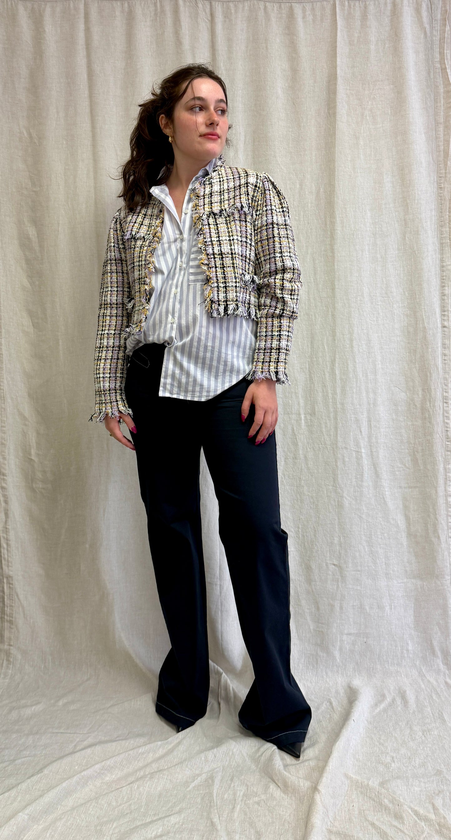 Isabel Marant Etoile, Tweed Jacket, 36