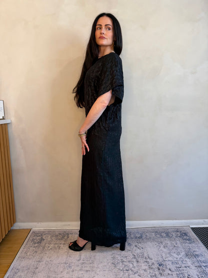 Chanel Resort 2024 Crepe Dress - Black