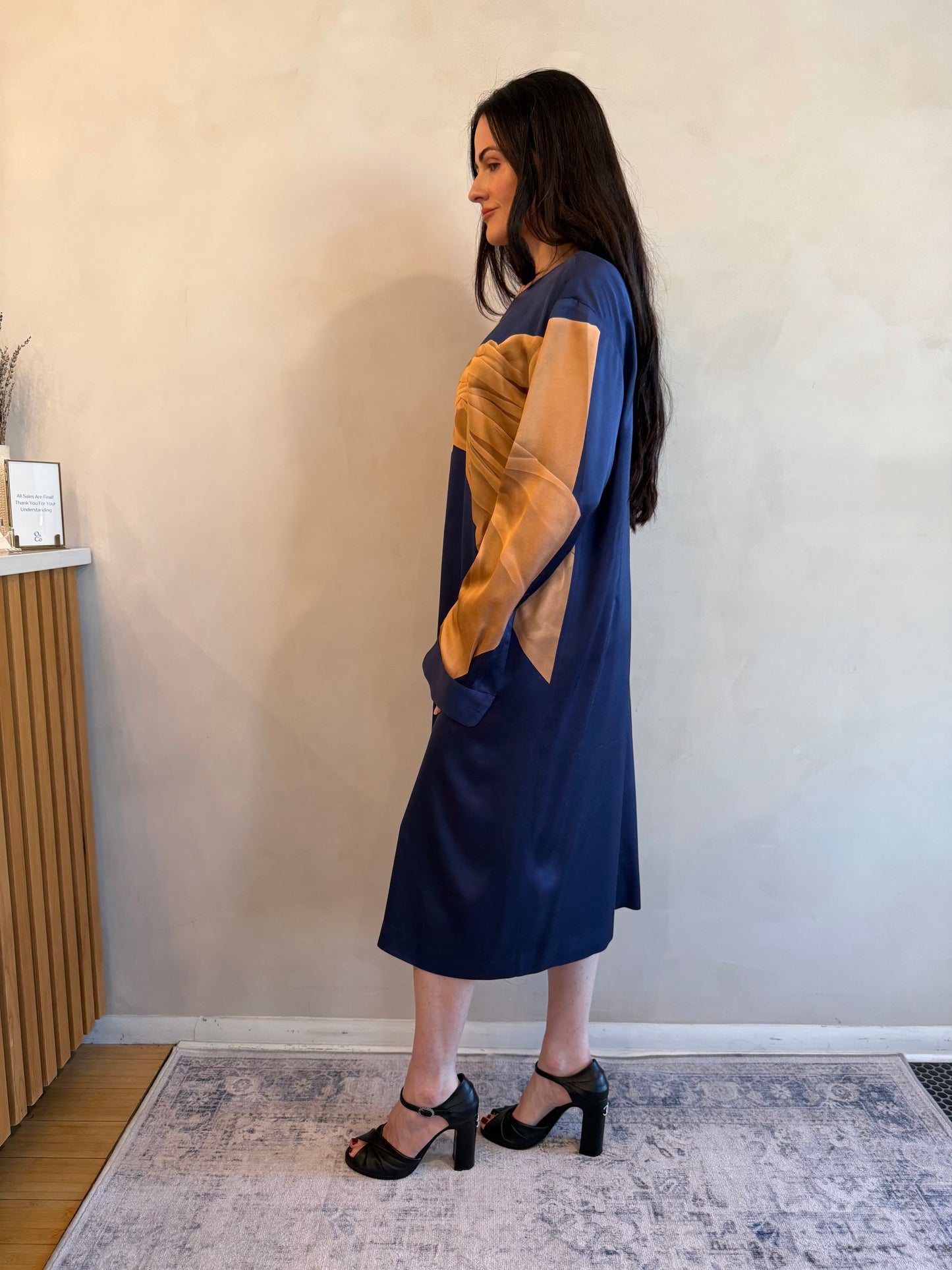Dries Van Noten Silk Formal - Blue