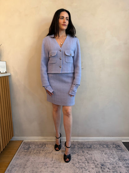 Chanel Spring 2024 Tweed Jacket - Lavender