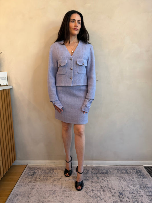 Chanel Spring 2024 Tweed Jacket - Lavender