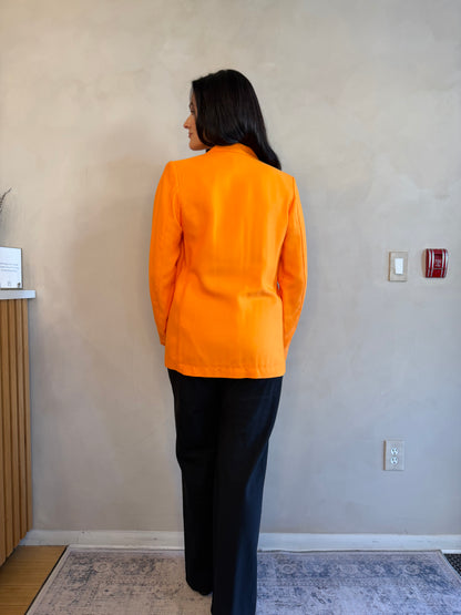 Forte Forte Fluvia Ottoman Viscose Jacket - Orange