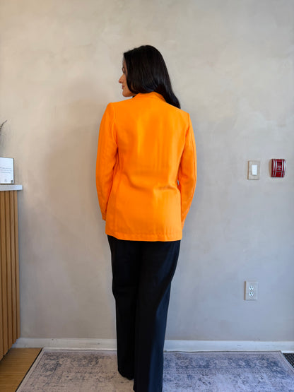 Forte Forte Fluvia Ottoman Viscose Jacket - Orange