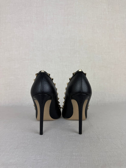Valentino Rock Stud Pumps Black Size 38