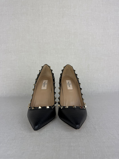 Valentino Rock Stud Pumps Black Size 38
