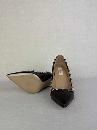 Valentino Rock Stud Pumps Black Size 38