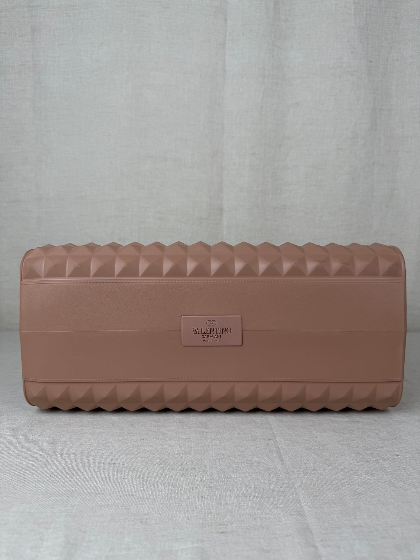 Valentino Le Troisieme Rubber Tote - Tan