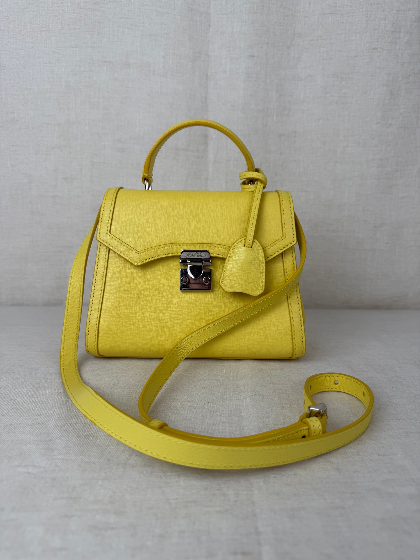 Mark Cross Top Handle - Yellow