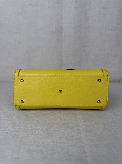 Mark Cross Top Handle - Yellow
