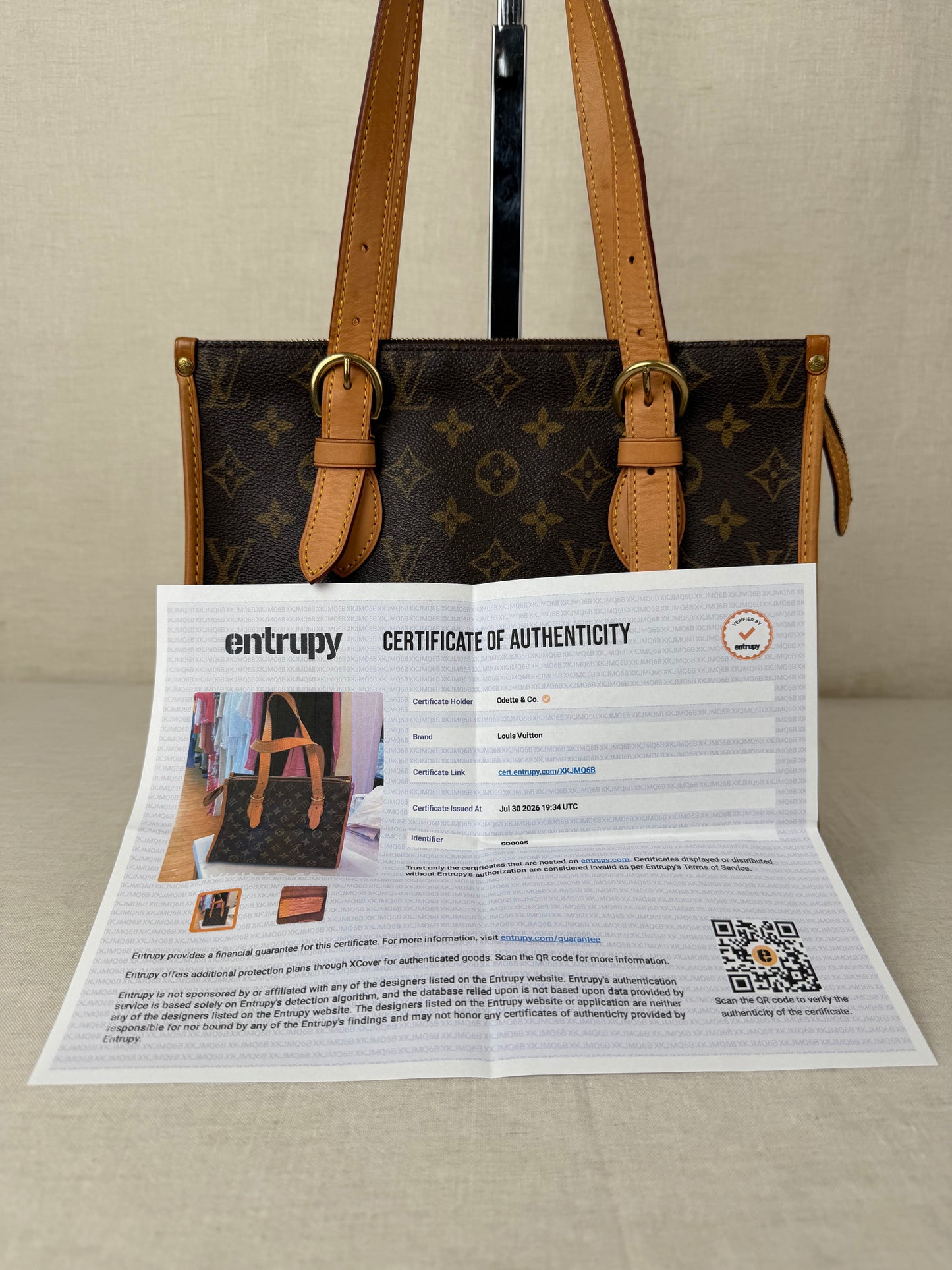 Louis Vuitton Monogram Popincourt Haut Bag - Brown