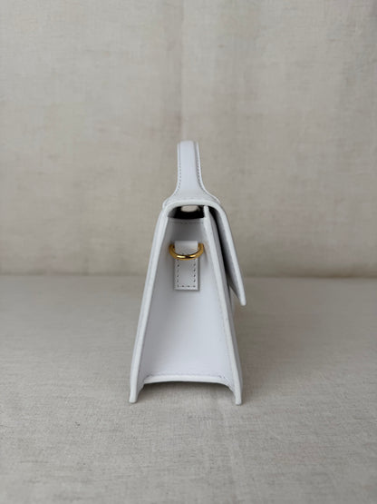 Jacquemus LeGrand Bambino Leather Bag- White