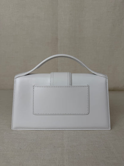 Jacquemus LeGrand Bambino Leather Bag- White
