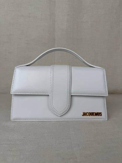 Jacquemus LeGrand Bambino Leather Bag- White