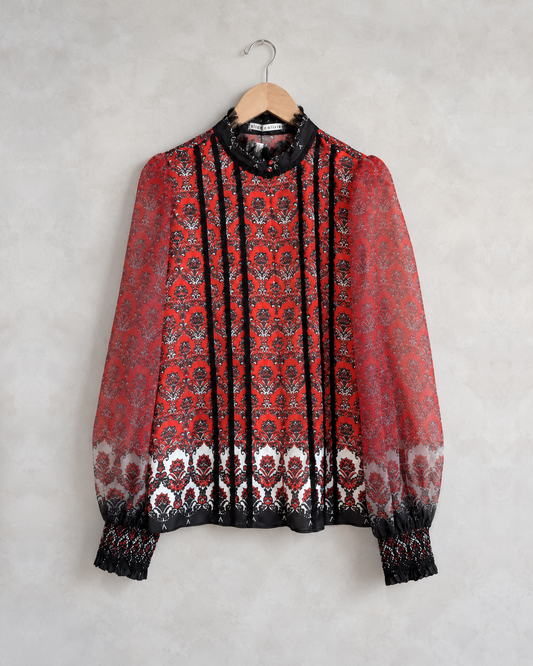 ALICE + OLIVIA, Patterned Blouse, L