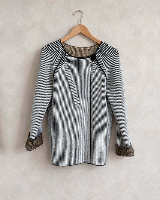 Carlisle reversible cardigan, original front photograph