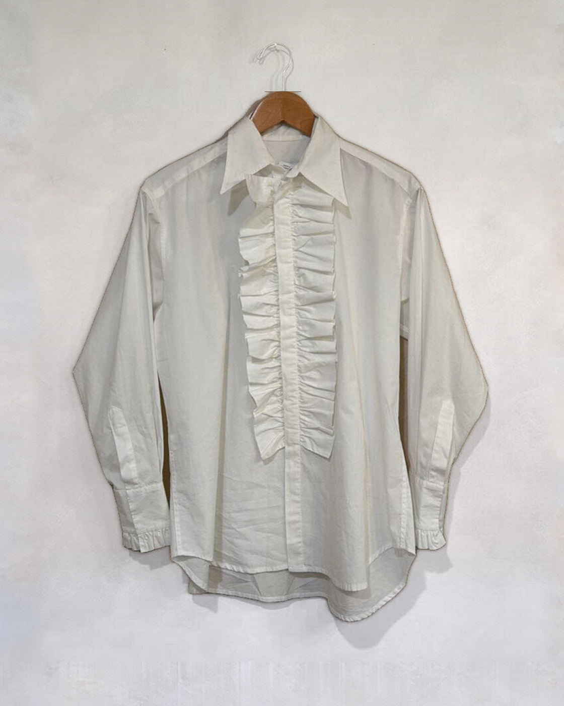 LES PRAIRIES DE PARIS, Cotton Ruffle Button Up, 1