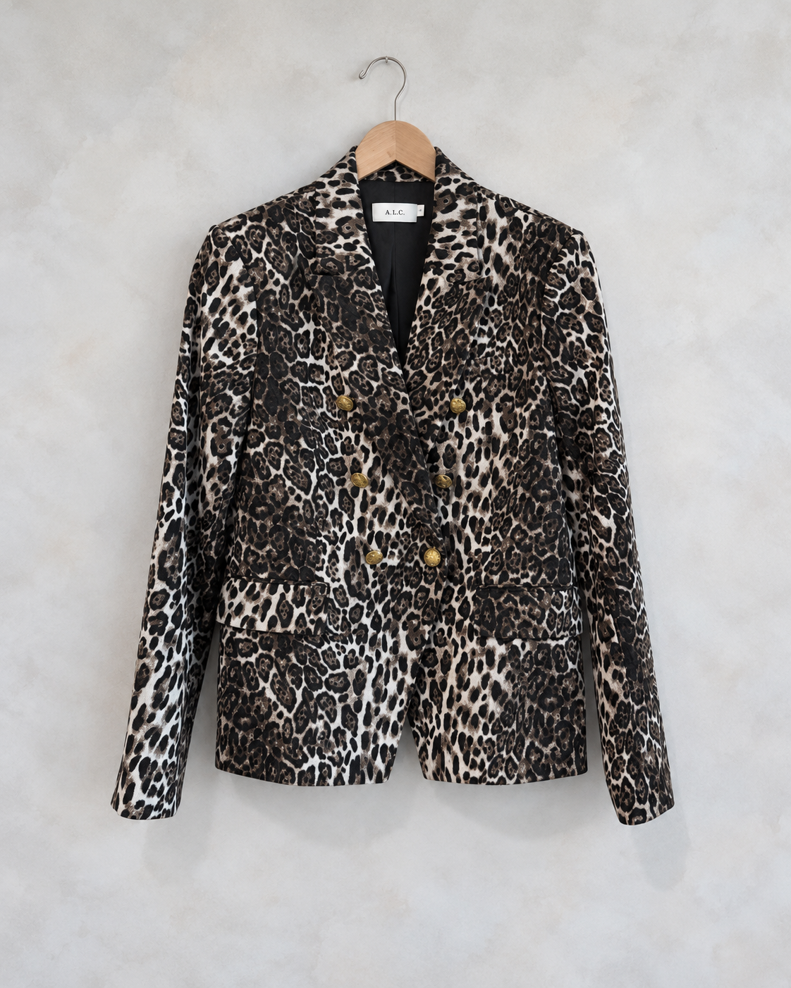 A.L.C, Leopard Print Blazer, 14