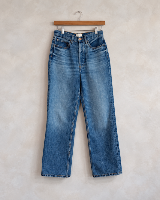DOEN, High Rise Medium Wash Jeans, 26