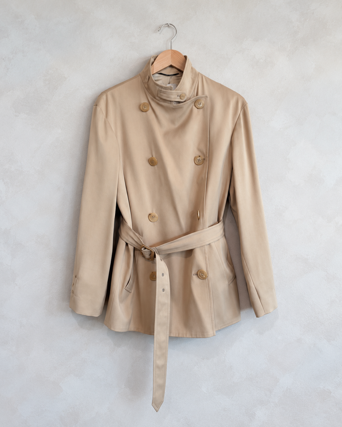 MAISON MARGIELA, Double Breasted Trench Coat, 4 on wooden hanger