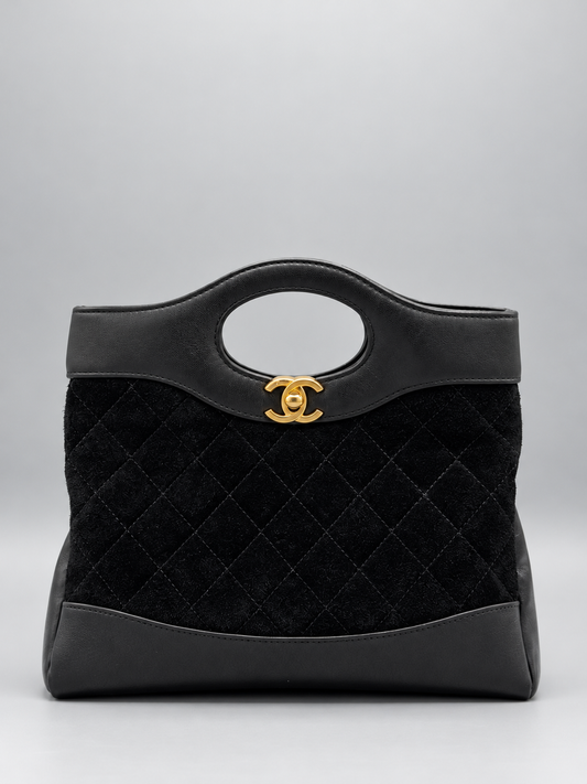 CHANEL Spring 2025 Suede Mini 31 - Black