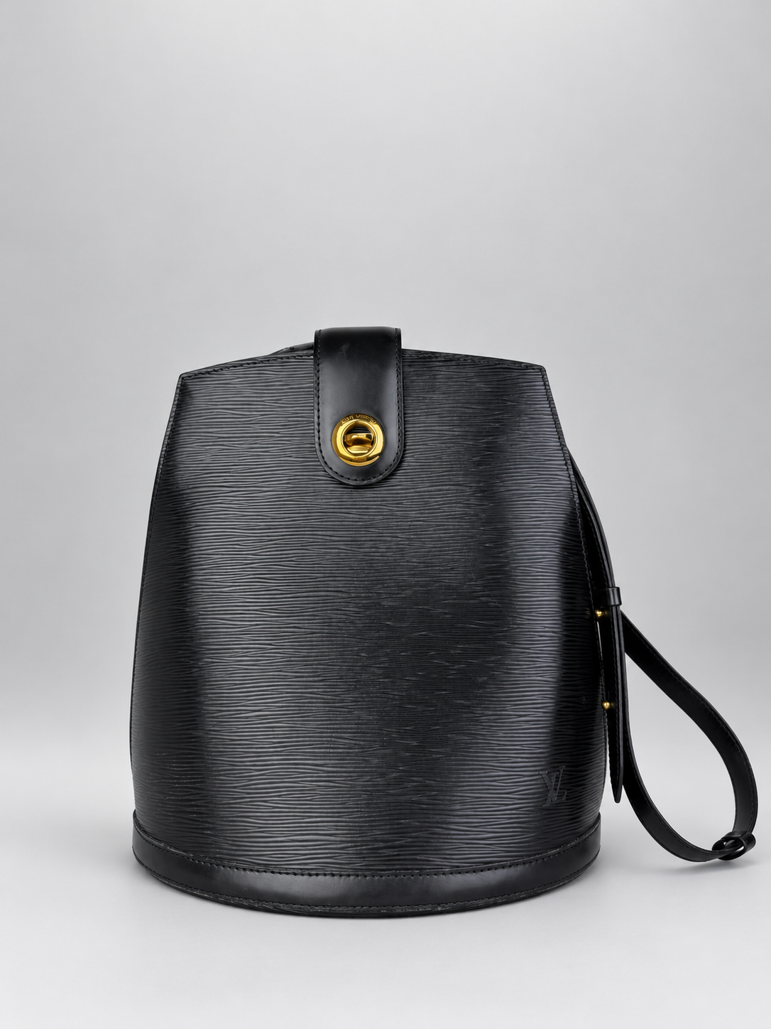 Louis Vuitton Black Epi Cluny Shoulder Bag- Black