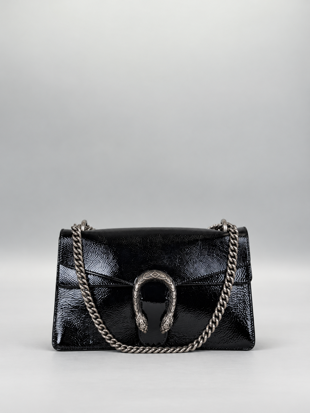 GUCCI Dionysus in Patent Leather - Black