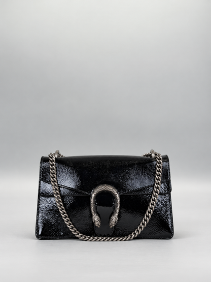 GUCCI Dionysus in Patent Leather - Black