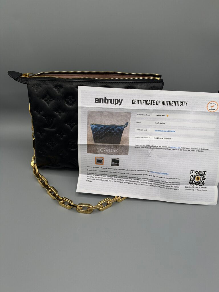 LOUIS VUITTON, Coussin PM Bag, Black