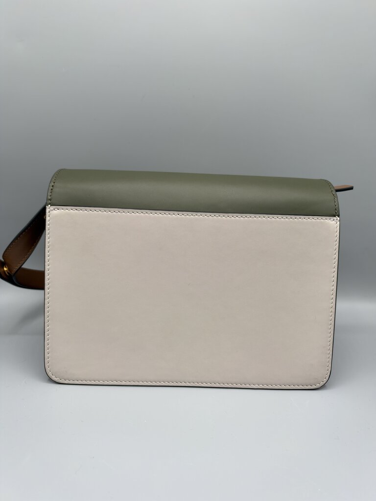 MARNI, Tri Colored Trunk Bag, Olive
