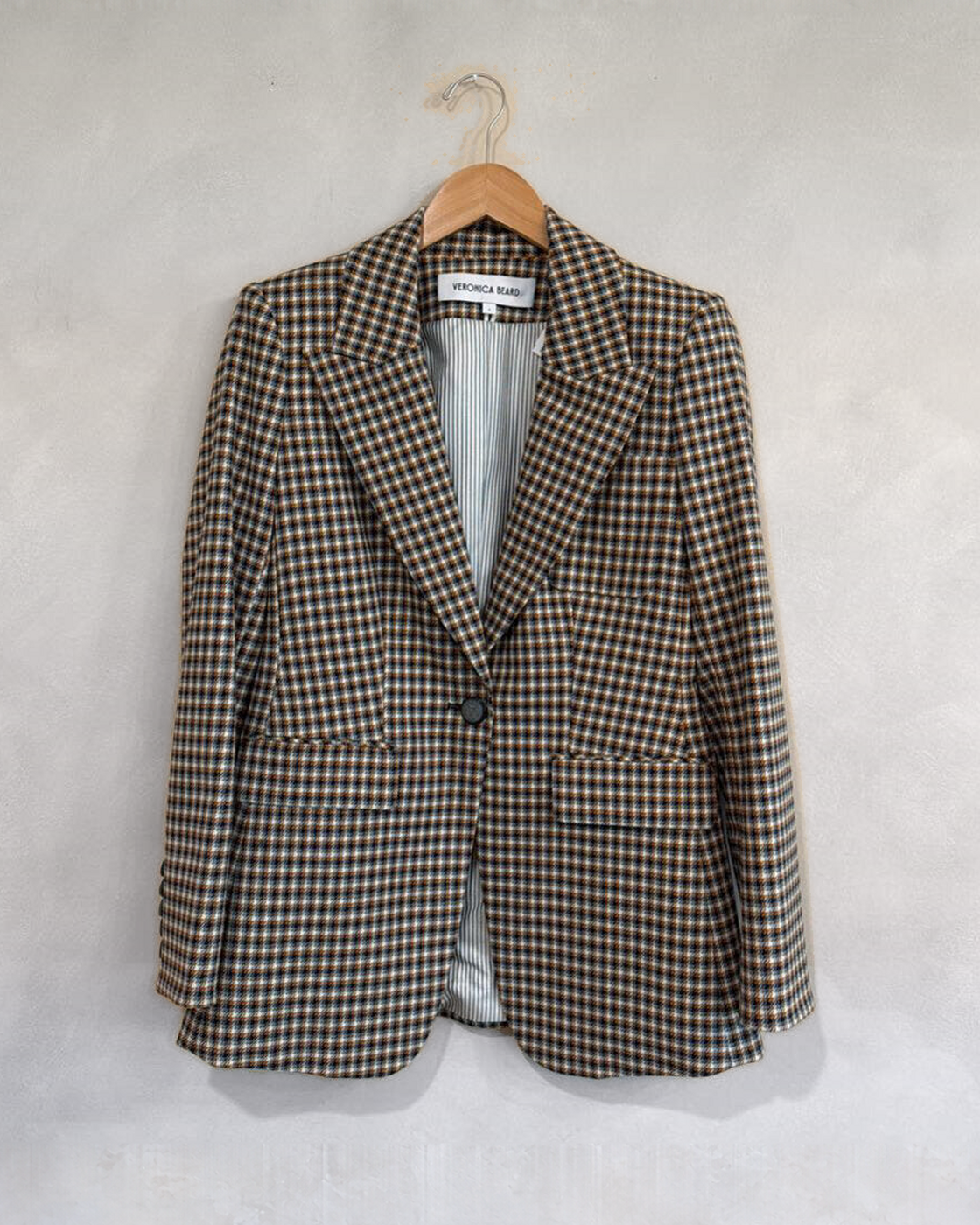 VERONICA BEARD, Plaid Houndstooth Blazer, 4